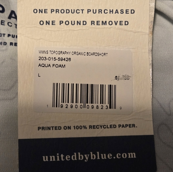 NWT Impact Collection Short Wome'ns Size L Color United By Blue - Picture 8 of 9